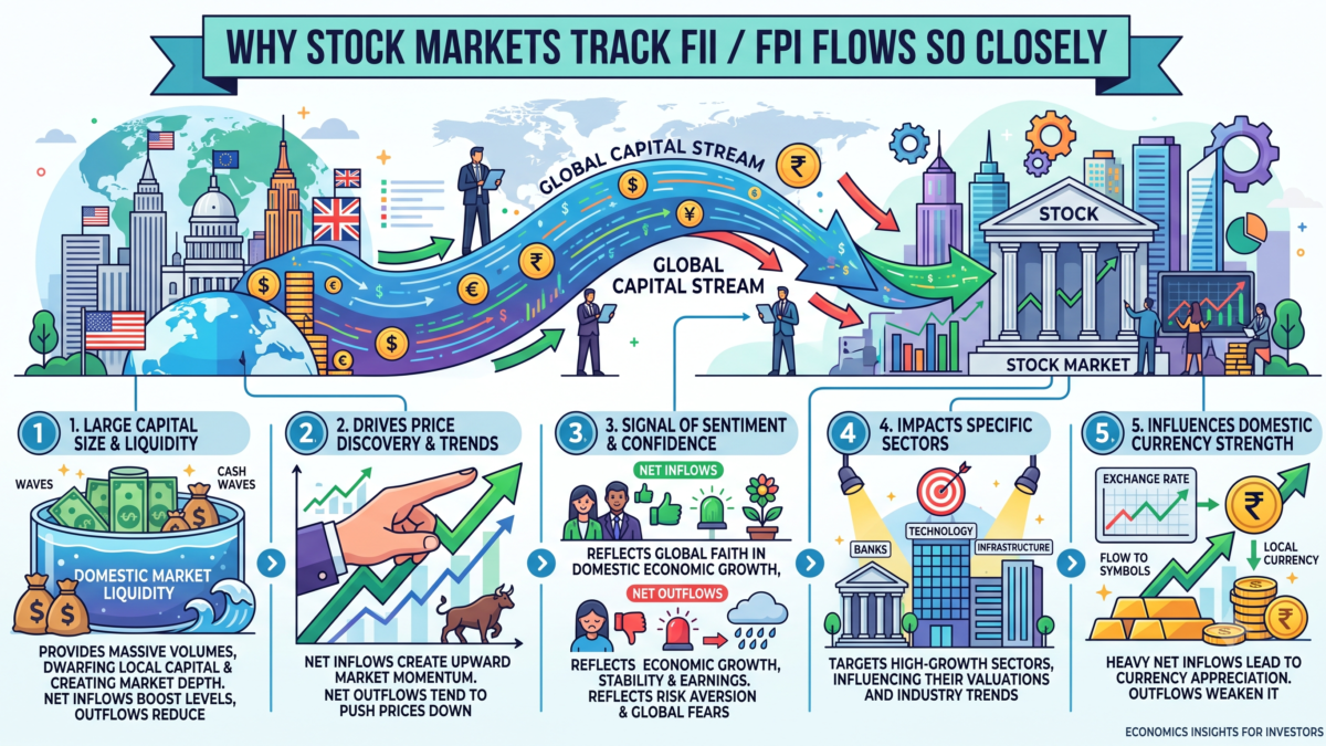 Why Stock Markets Track FII FPI Flows So Closely