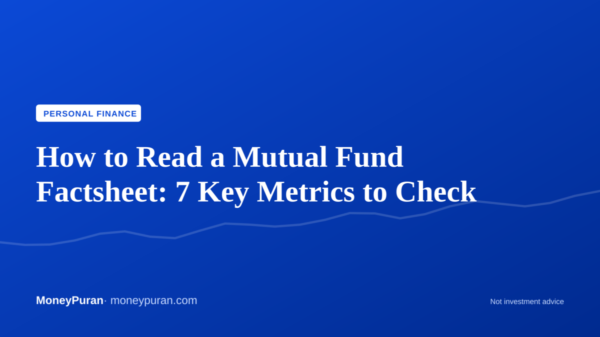 read mutual fund factsheet