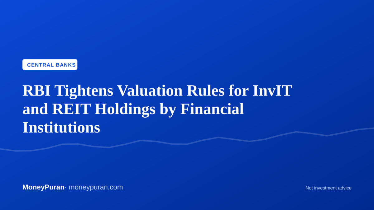 RBI InvIT REIT valuation