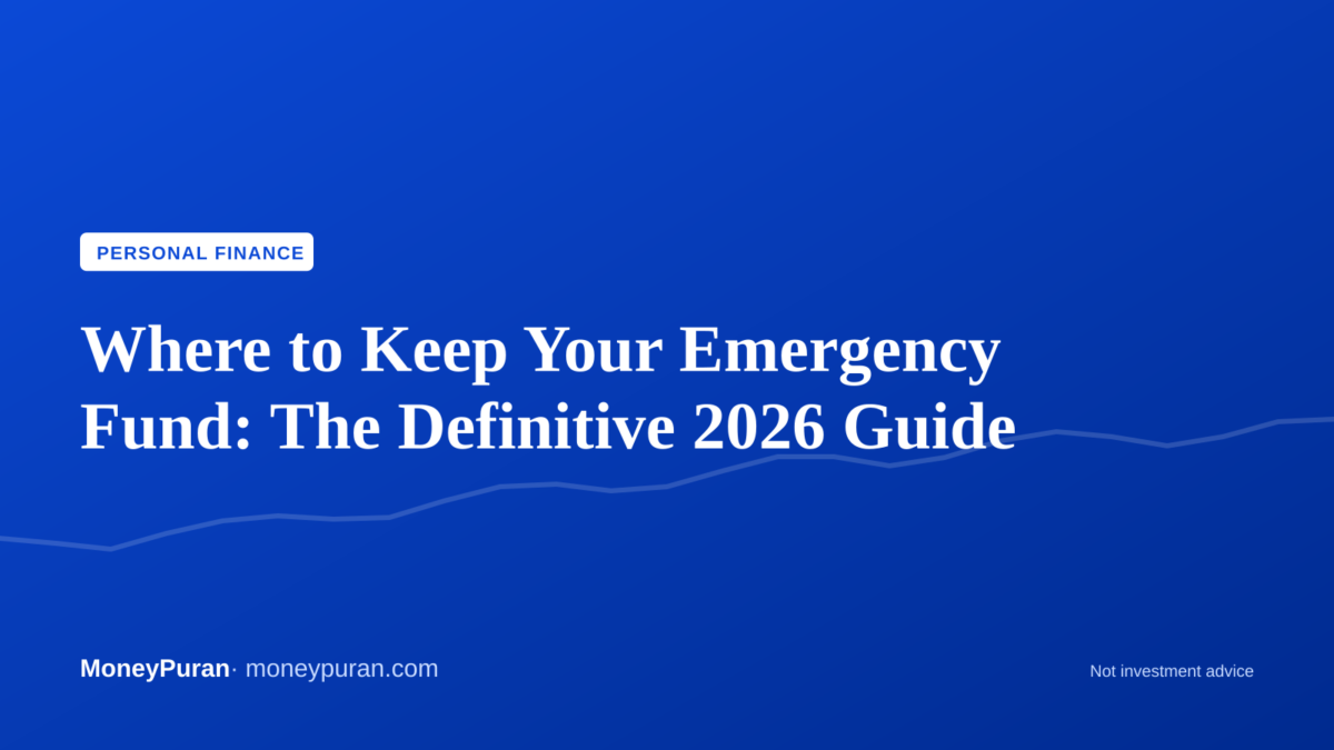 where to keep emergency fund