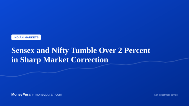 Sensex and Nifty Tumble Over 2 Percent in Sharp Market Correction