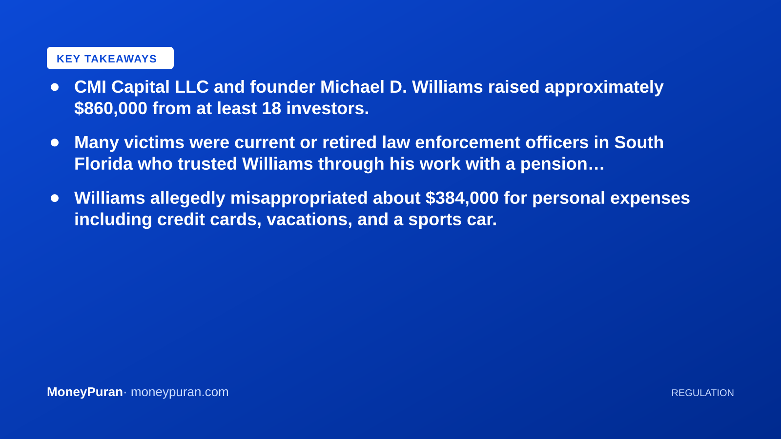 Key takeaways: SEC fraud charges