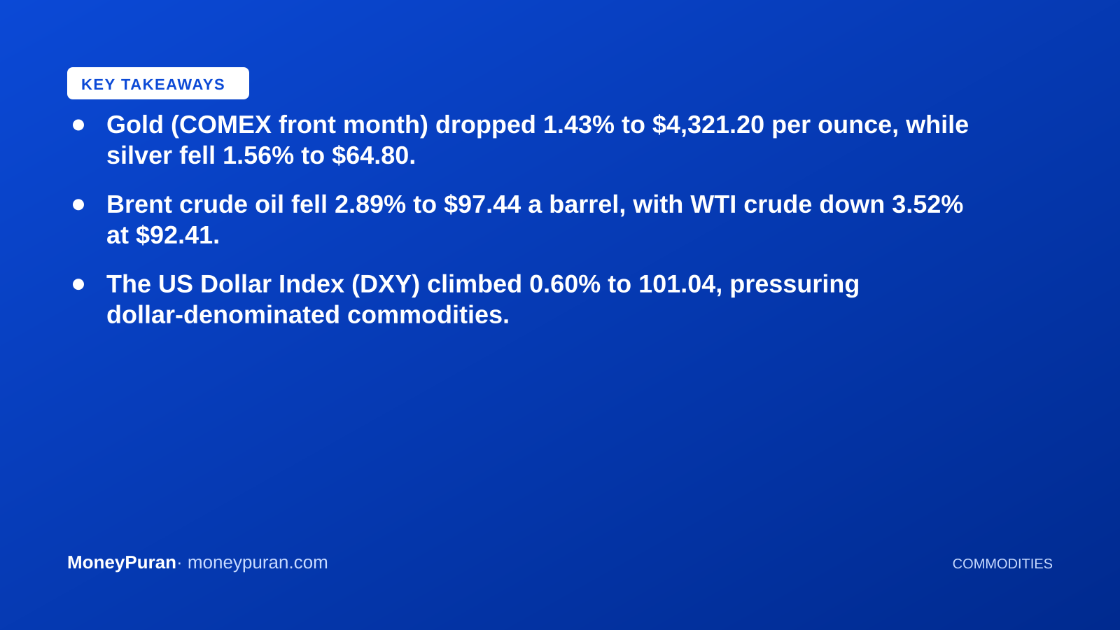 Key takeaways: gold price today