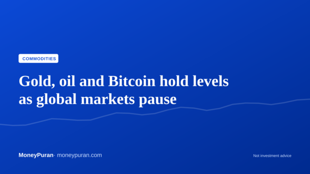 Gold, oil and Bitcoin hold levels as global markets pause
