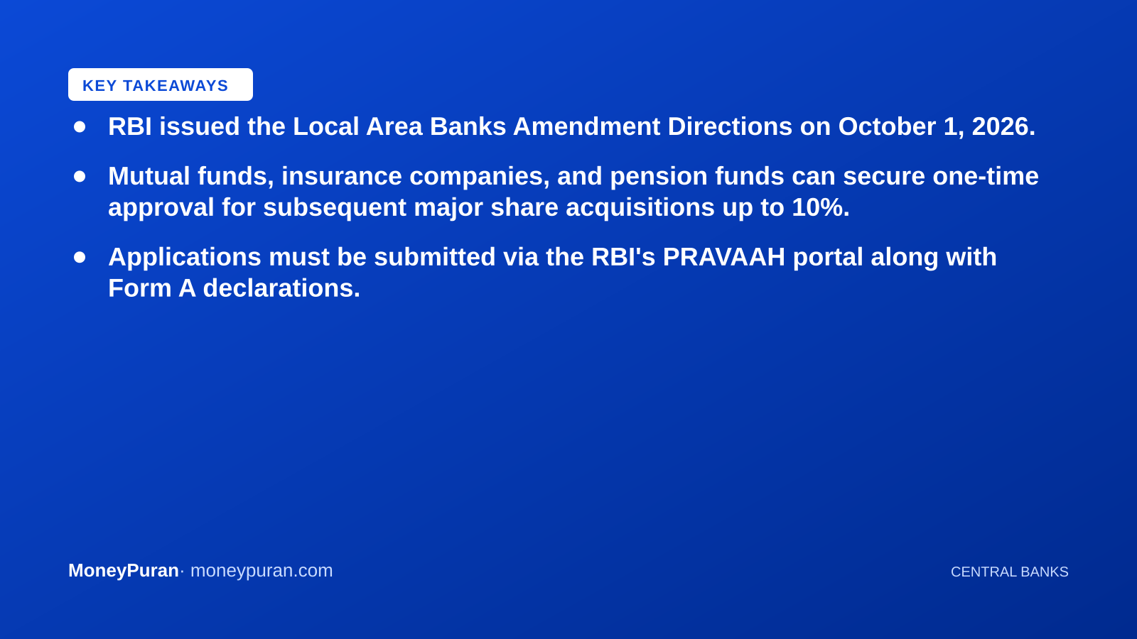 Key takeaways: RBI bank share acquisition
