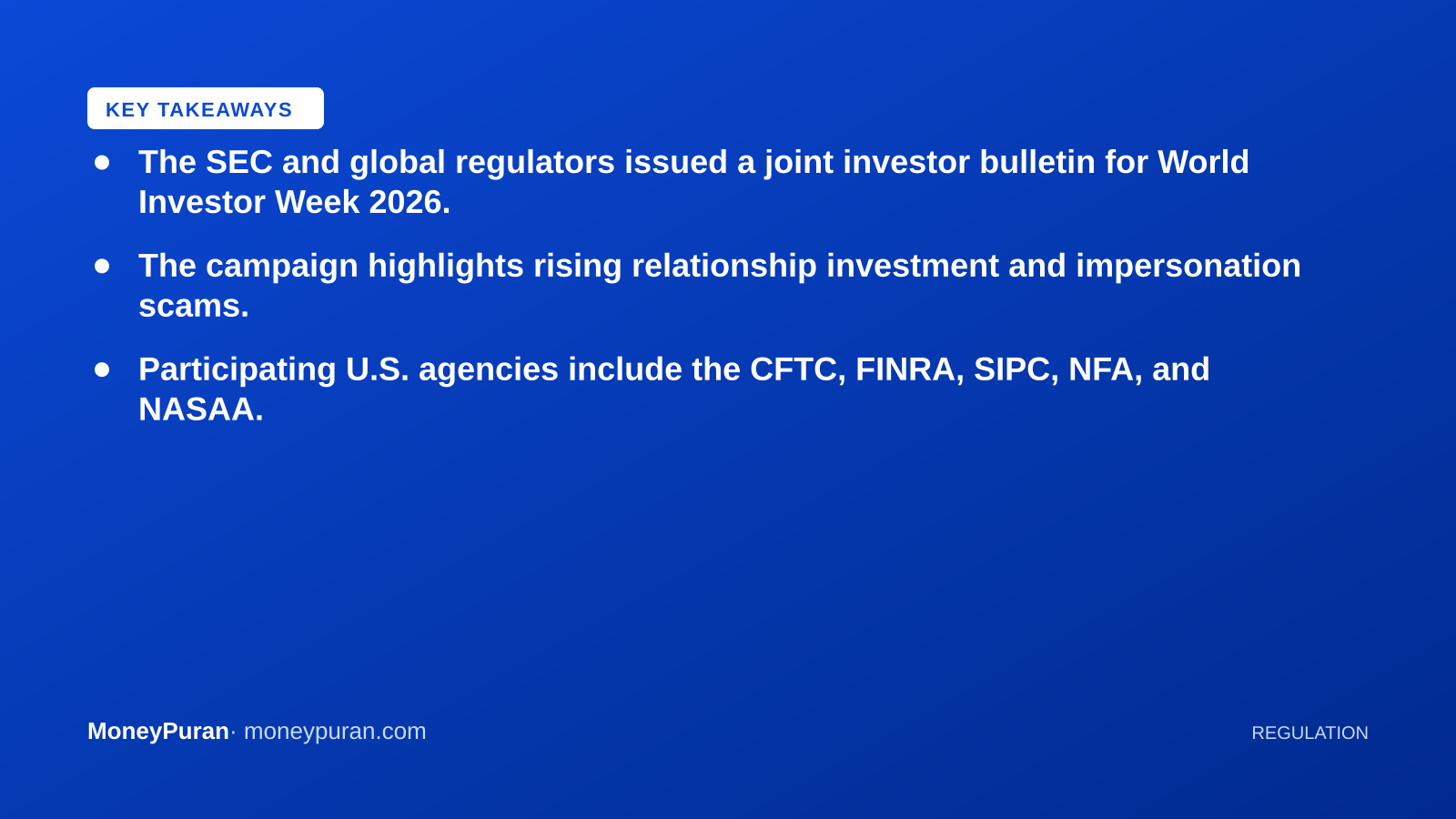 Key takeaways: investor protection