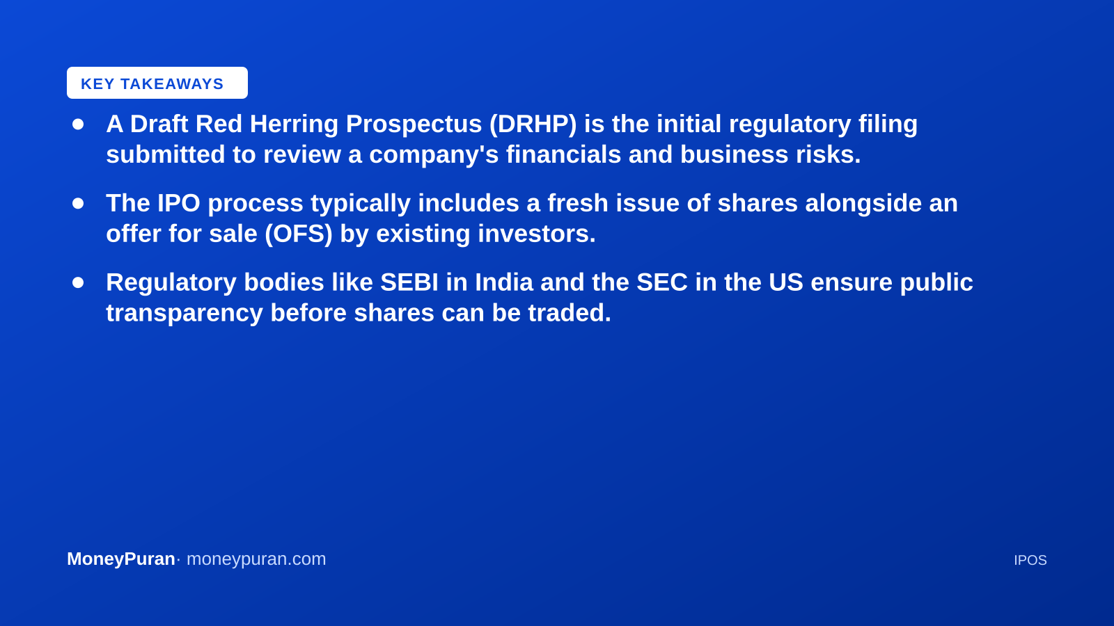 Key takeaways: saatvik green energy files drhp sebi crore ipo