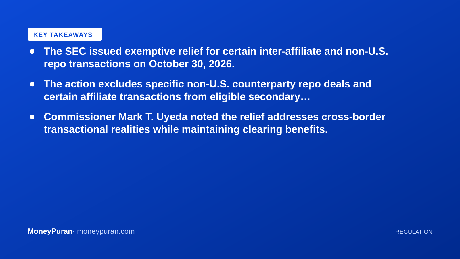 Key takeaways: Treasury clearing rules